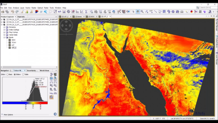 Download and Processing Land Surface Temperature data from Sentinel-3 ...
